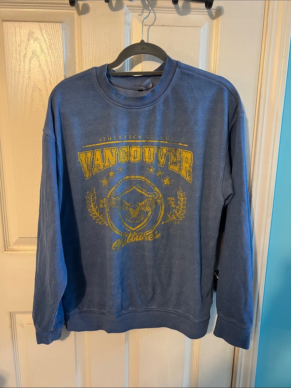 Vancouver Blue Crewneck Sweatshirt - Classic Pullover